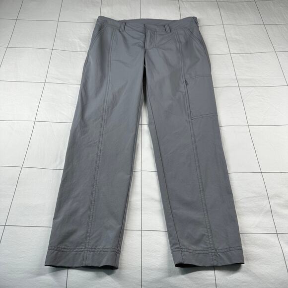 Athleta Pants Womens 4 Gray Palisade Cropped Hiking Athletic Outdoor Active - Picture 2 of 12